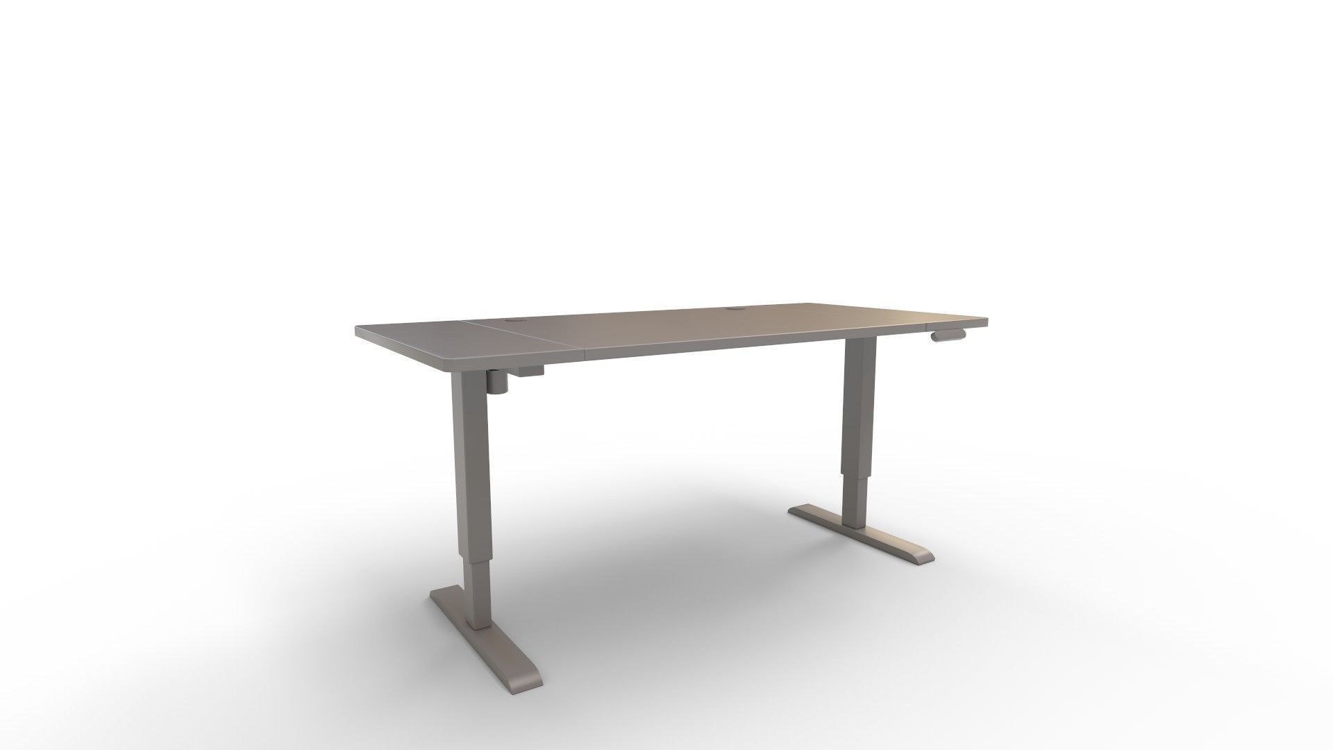 Height Adjustable Standing Desk 3D model_9