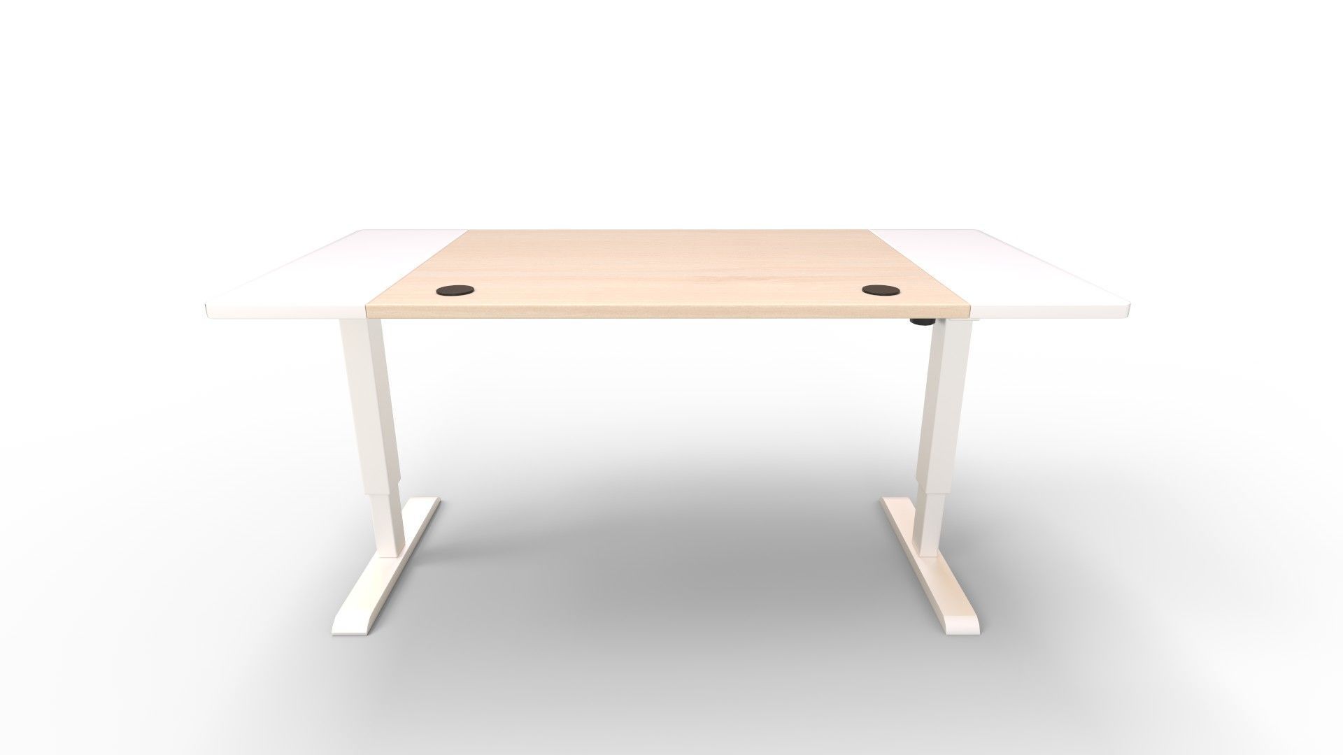 Height Adjustable Standing Desk 3D model_4