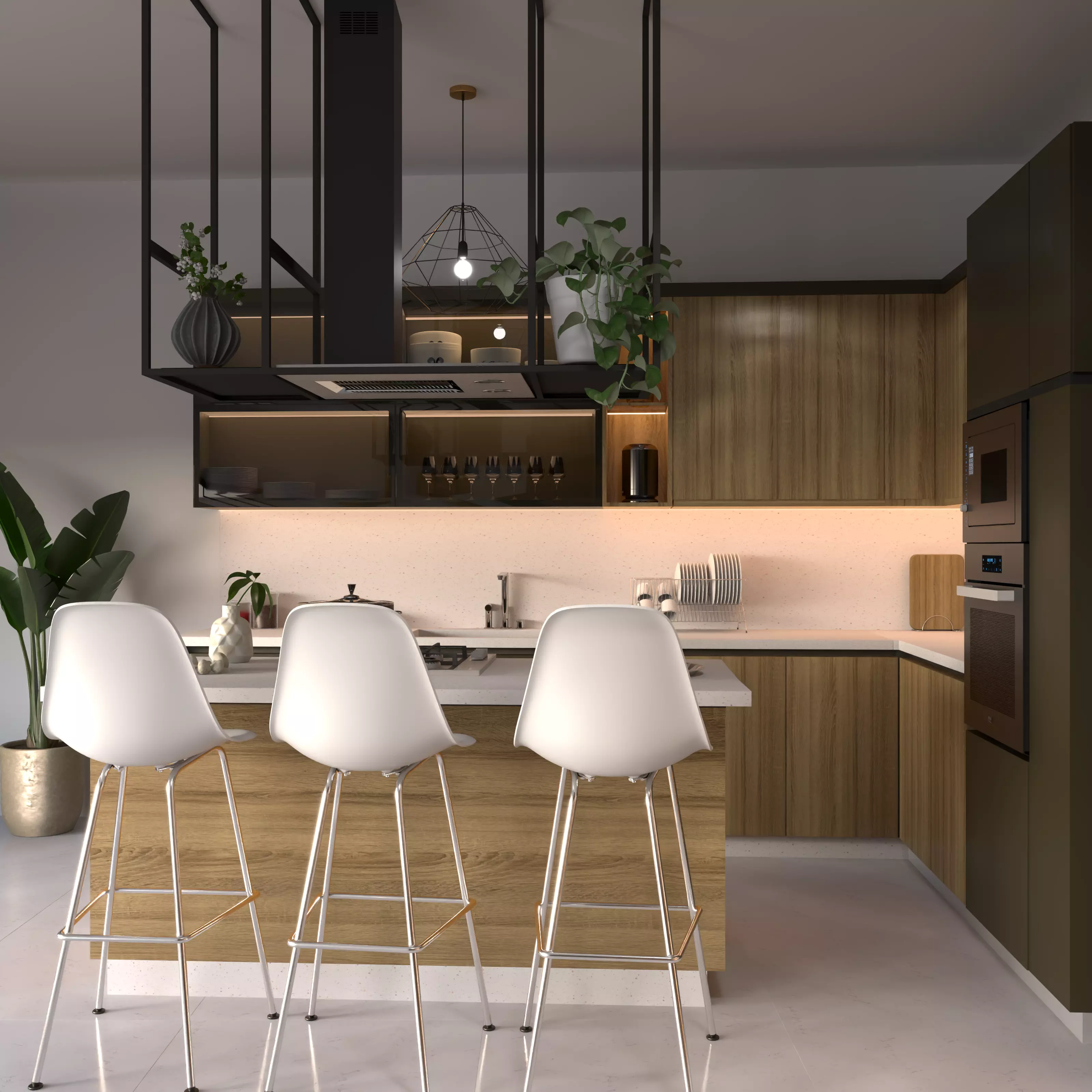 Kitchens show room 3D model
