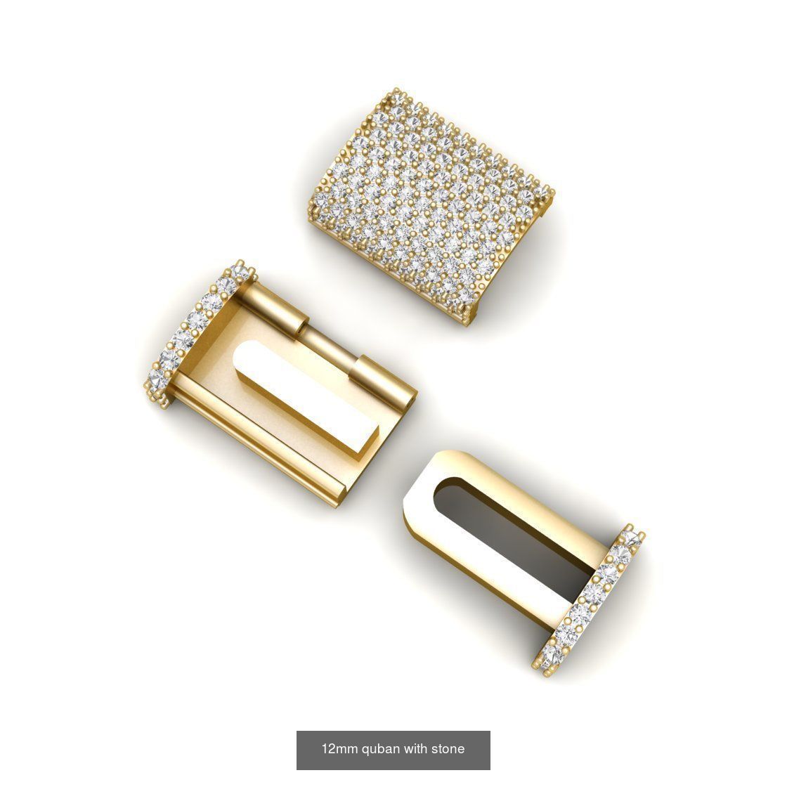 multiple quban lock 3D Model Collection_6