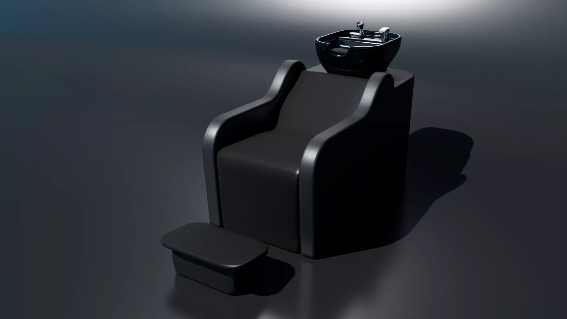 Hair Washing Chair 3D model