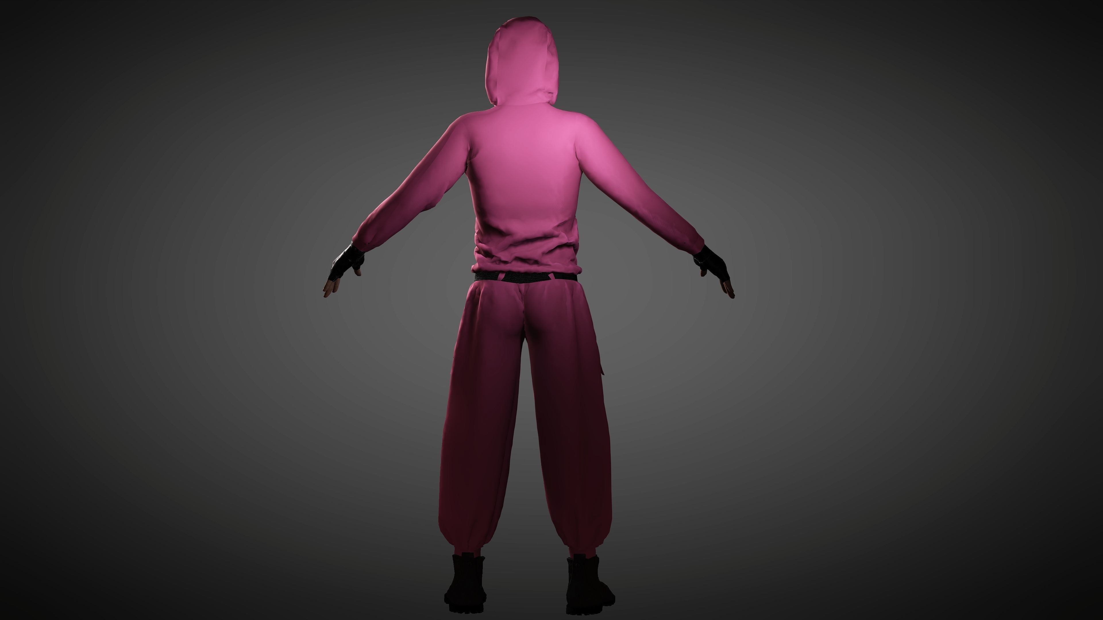 Squid Games Low-poly 3D model_6