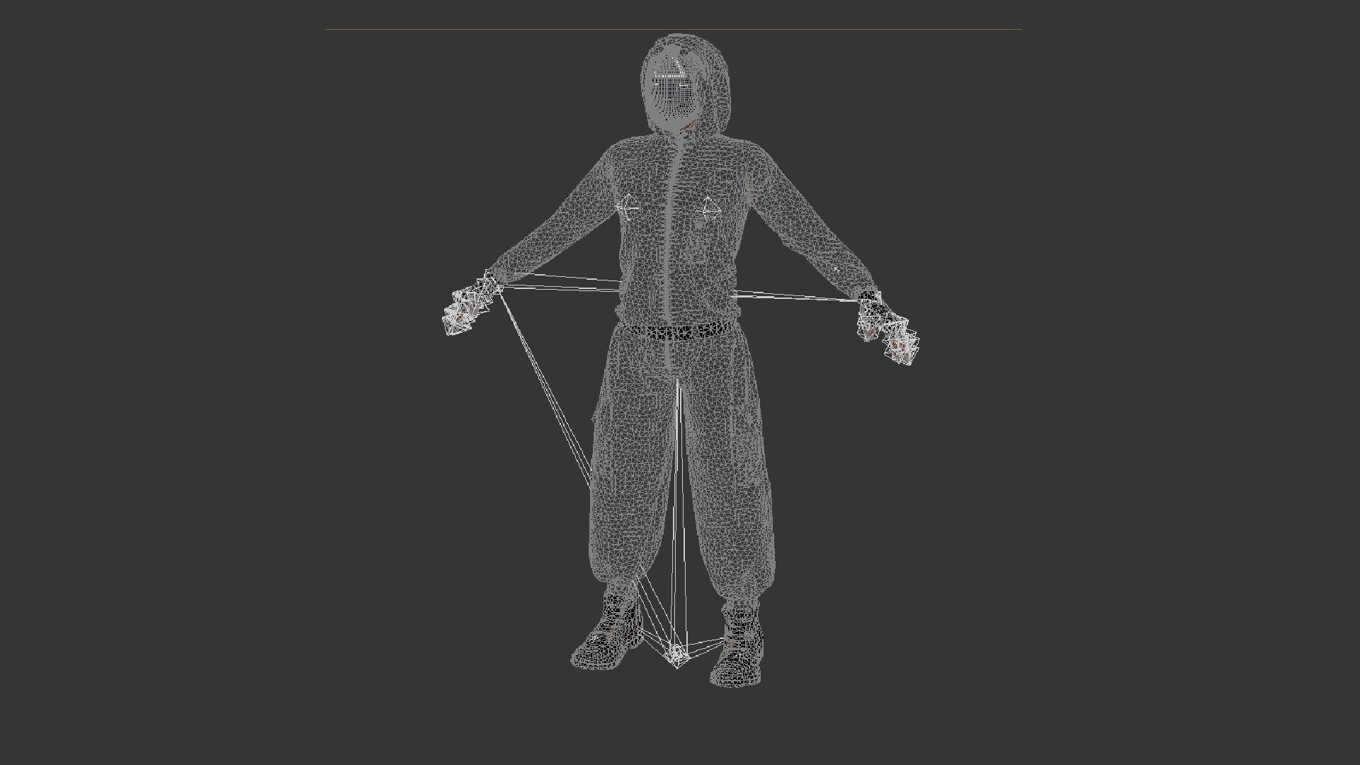 Squid Games Low-poly 3D model_10