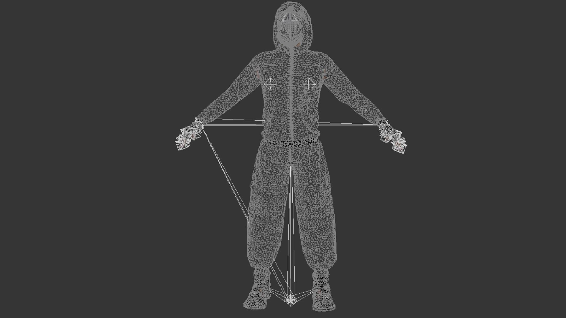 Squid Games Low-poly 3D model_9