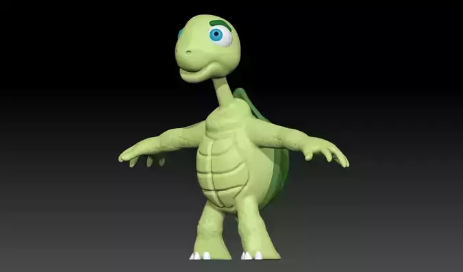 Turtle 3d model - Updated Version 