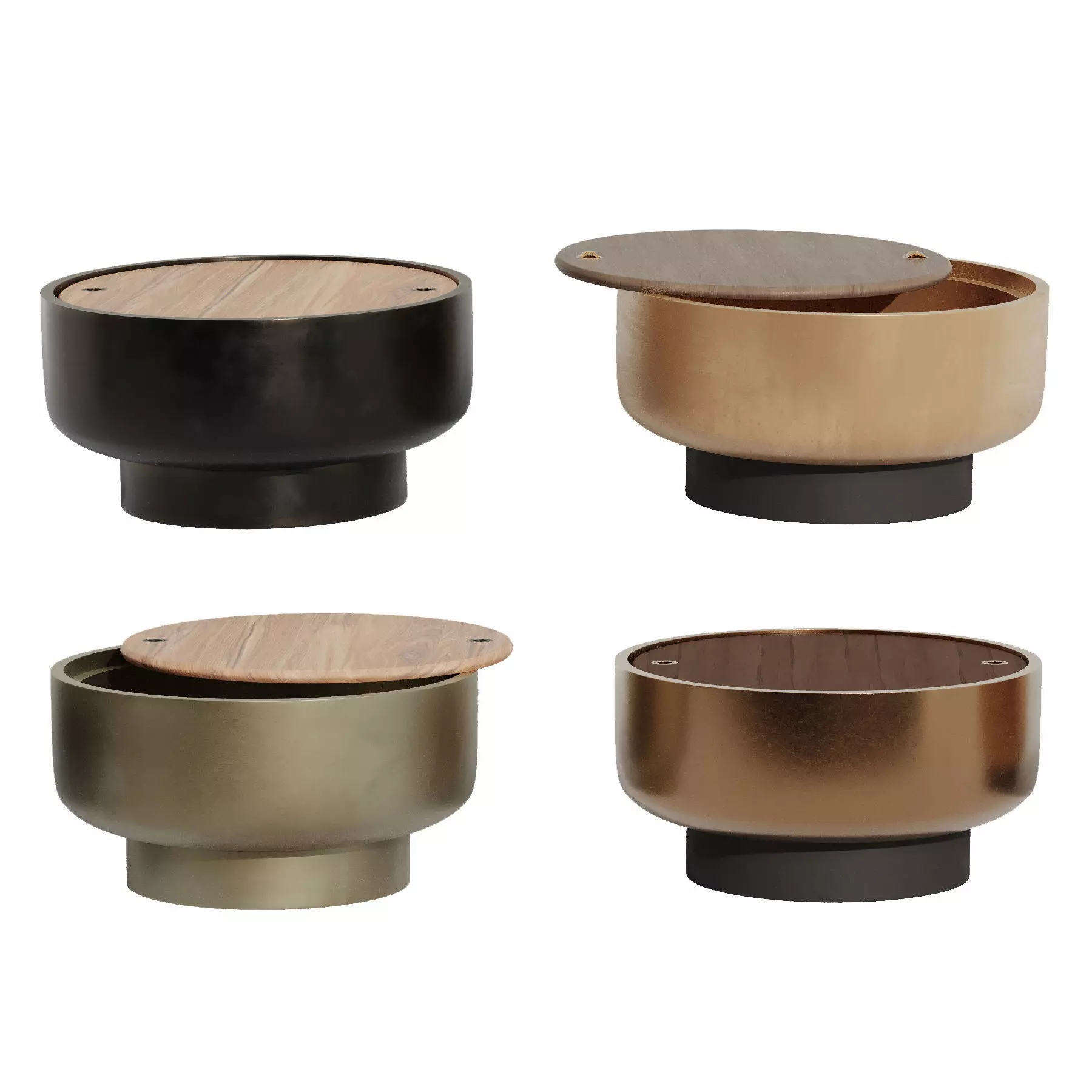 Drum Storage Coffee Table 3D model