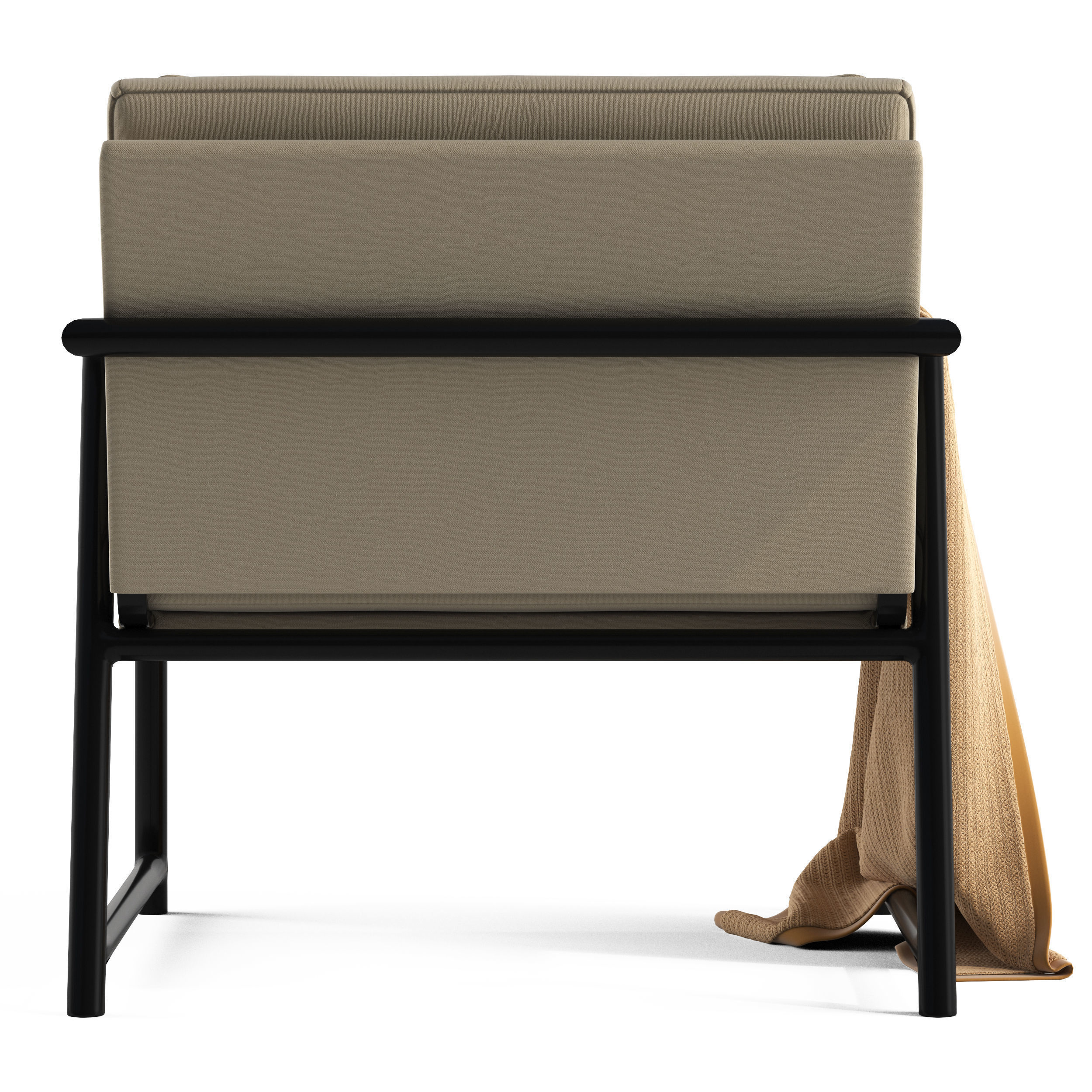 Globewest Antigue Armchair 3D model_4