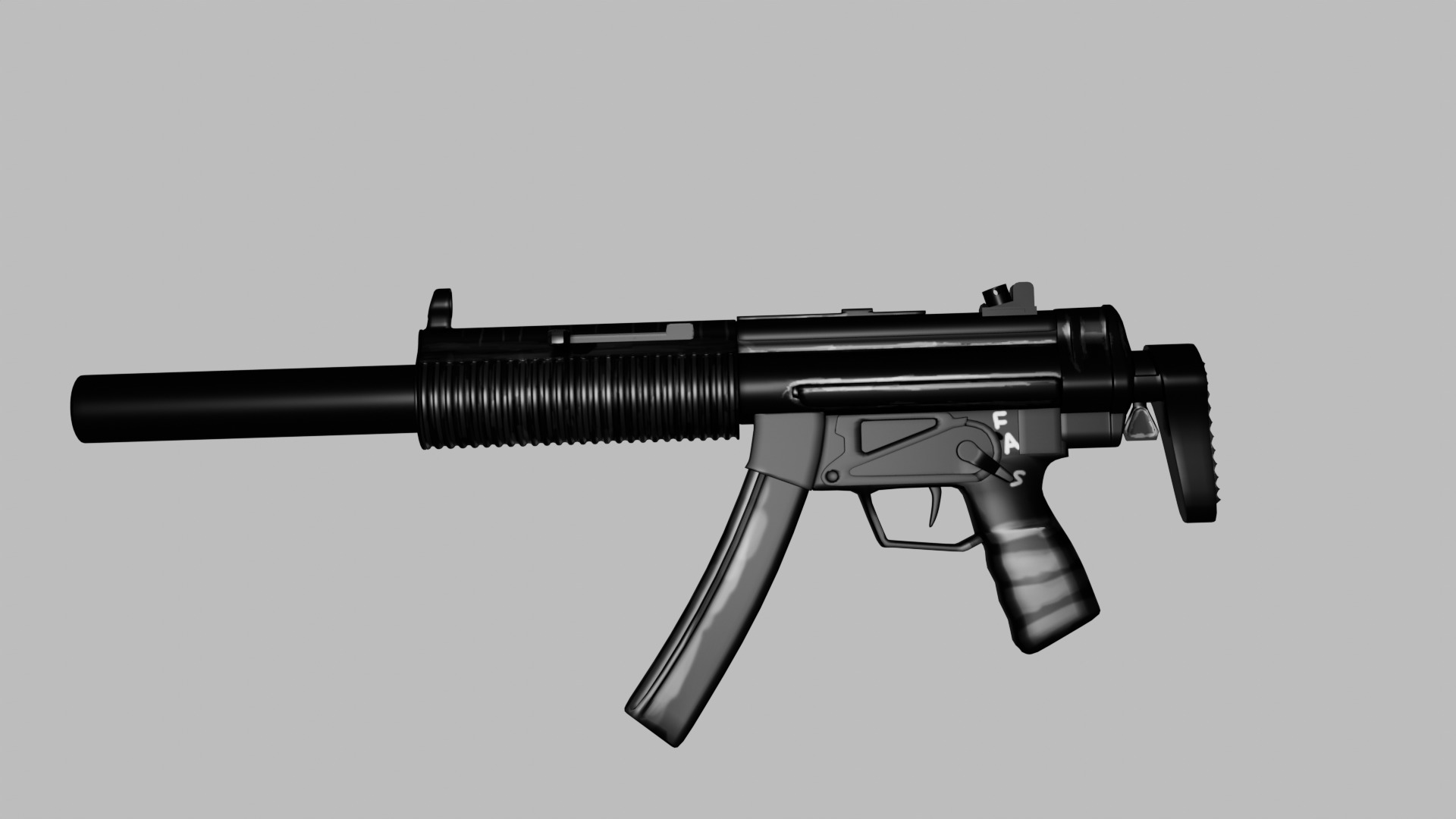 3D Weapon Pack - Game Ready Low-poly 3D model_3