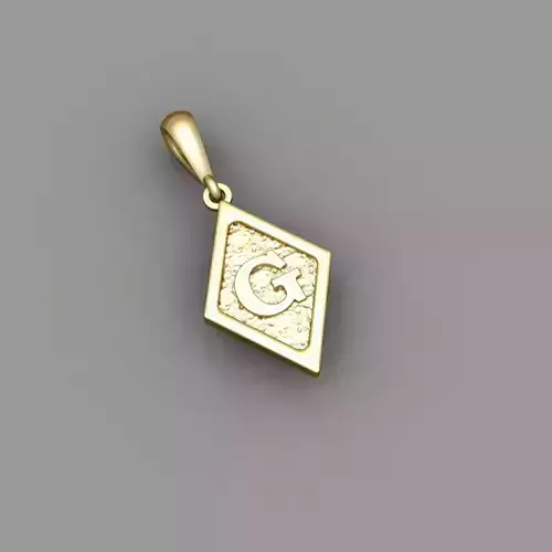 Latter pendent G