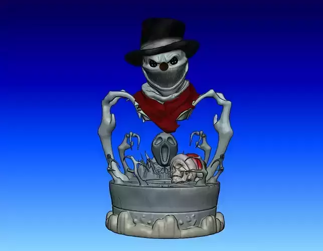 The Dark Spirit of Christmas 3D print model