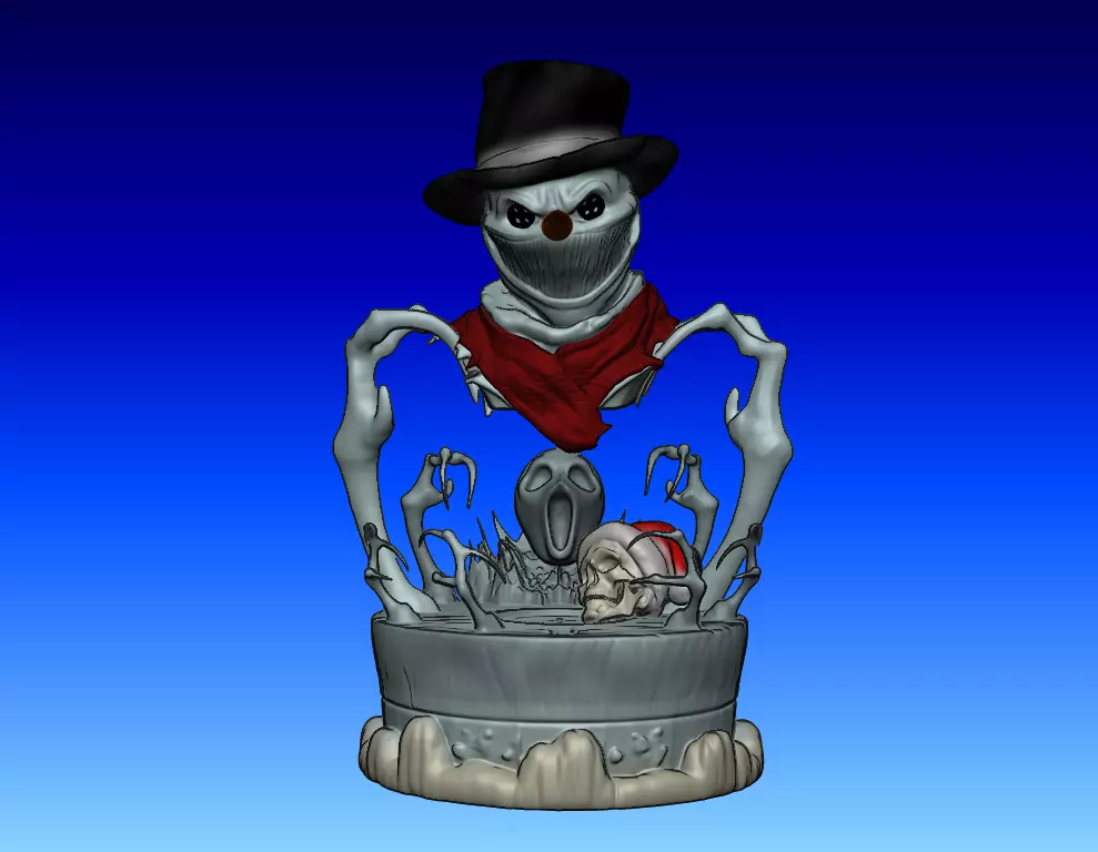 The Dark Spirit of Christmas 3D print model_0