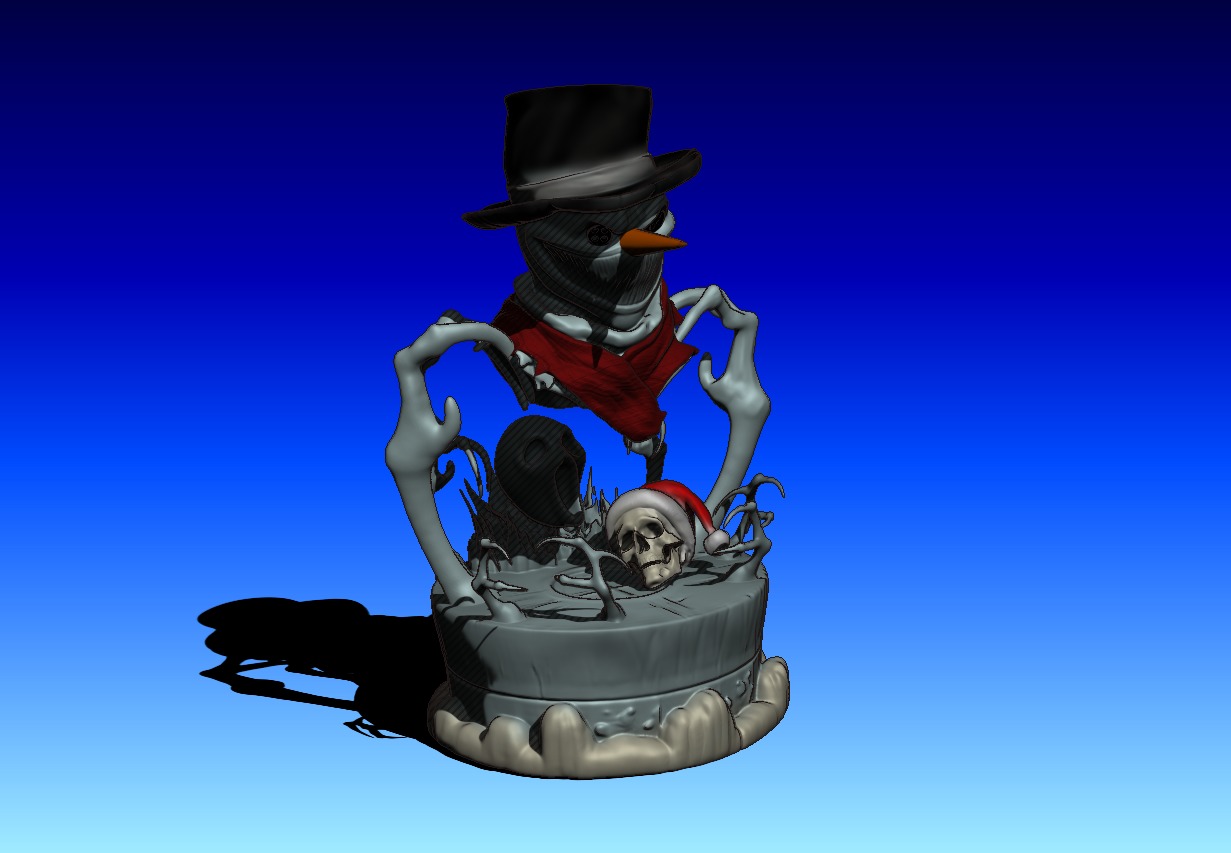 The Dark Spirit of Christmas 3D print model_17