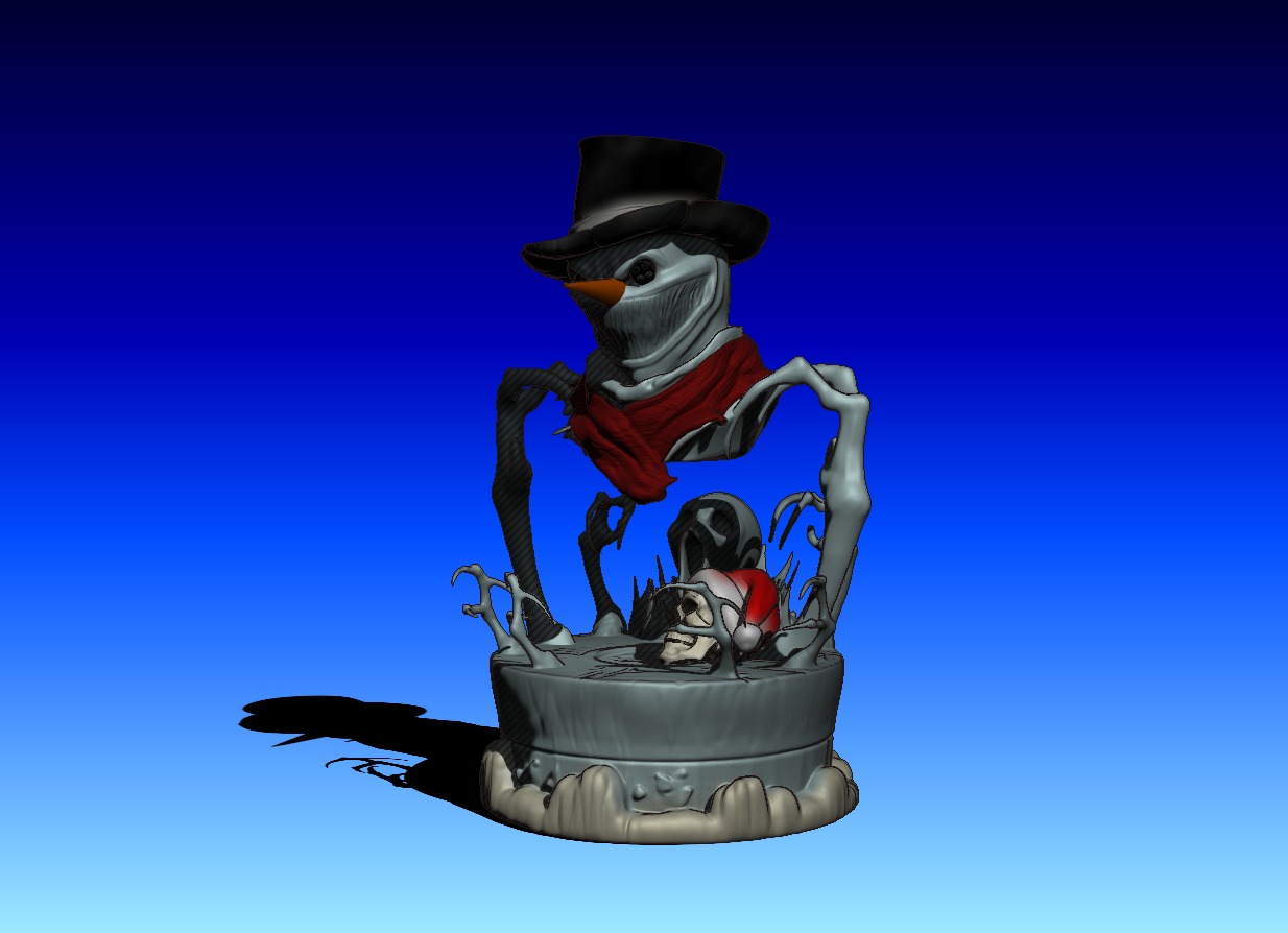 The Dark Spirit of Christmas 3D print model_6