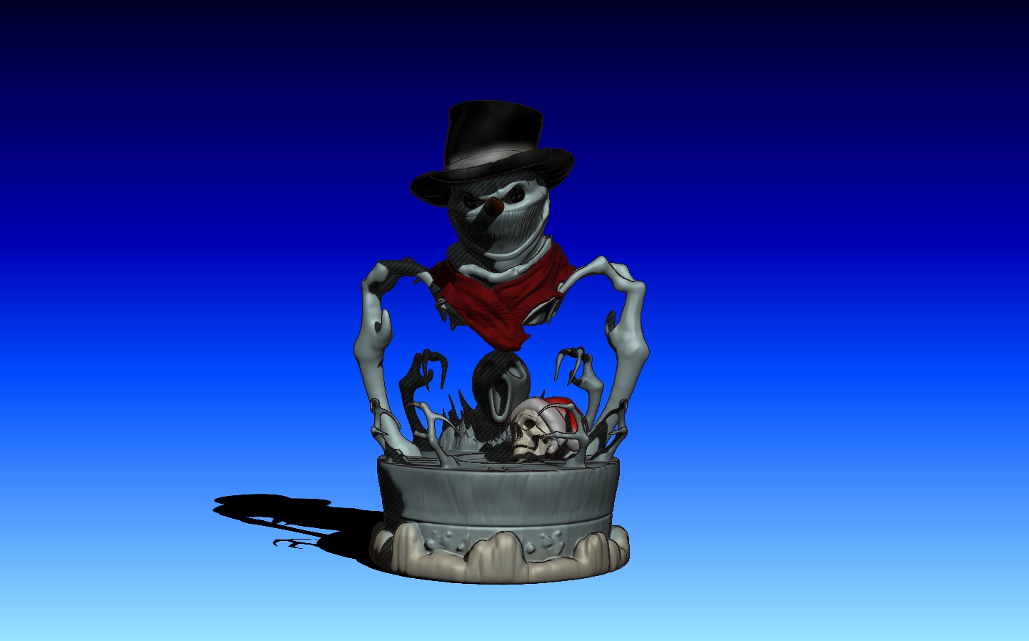 The Dark Spirit of Christmas 3D print model_1