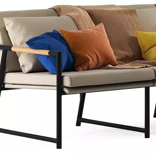Globewest Antigue Sofa 3D model 3