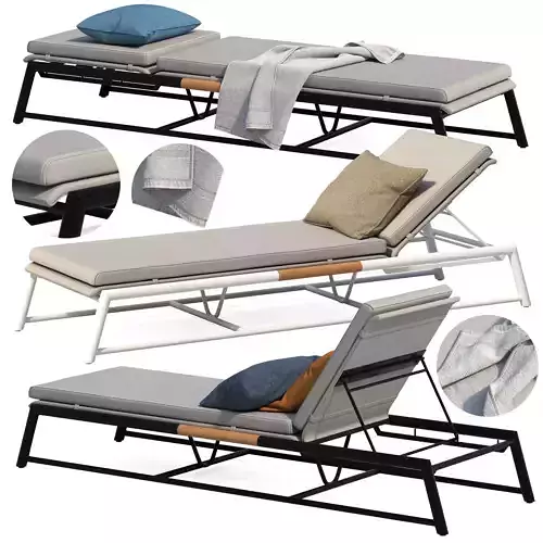 Globewest Antigue Sunbed