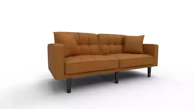 Stoa Paris Amber Brown 2 Seater Recharge Sofa