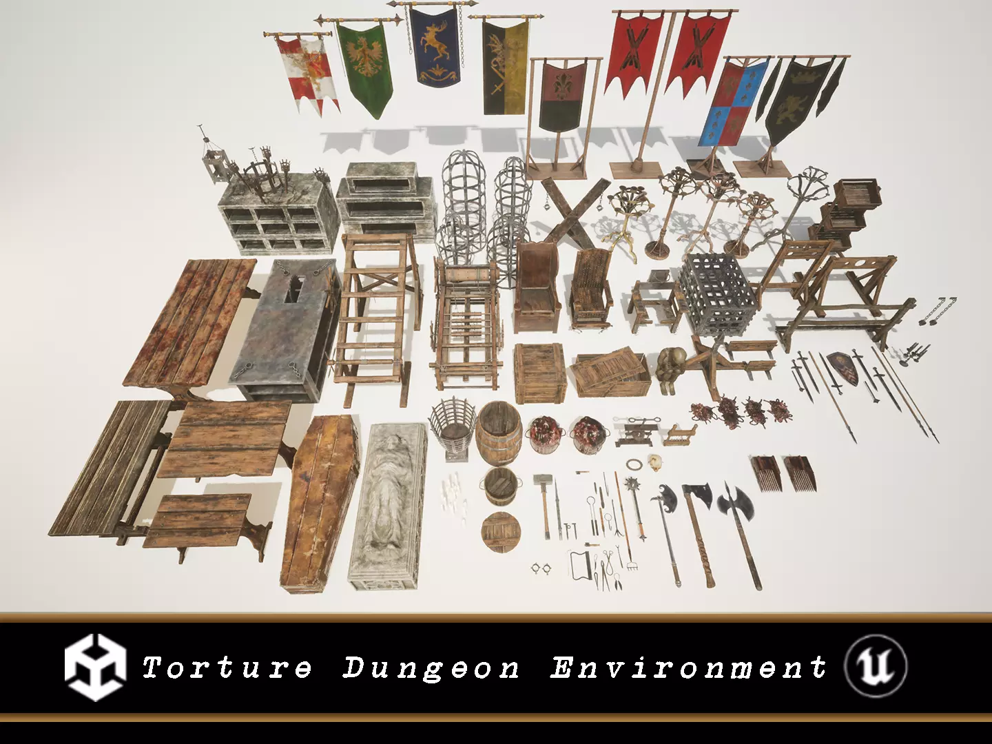 Torture Dungeon Environment 3D Model Collection_0