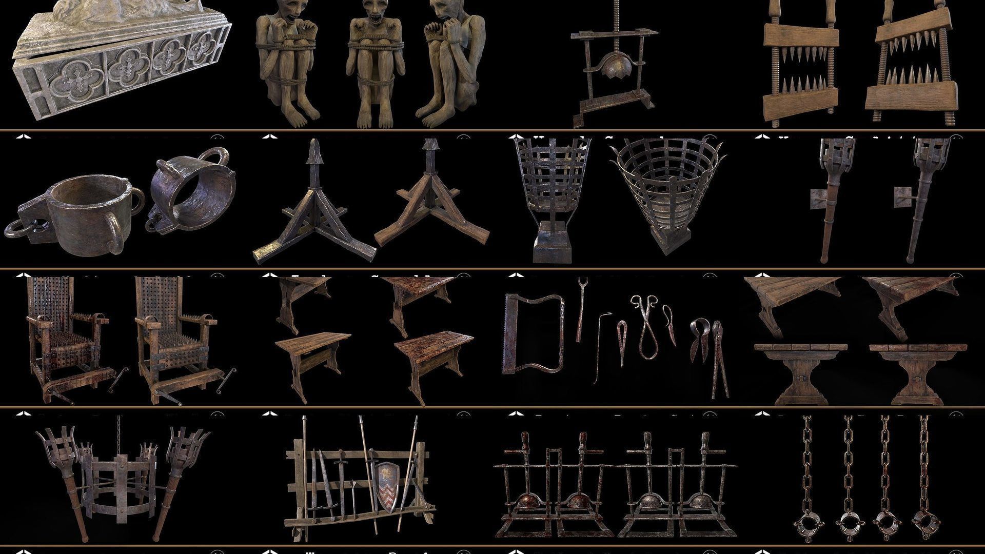 Torture Dungeon Environment 3D Model Collection_13
