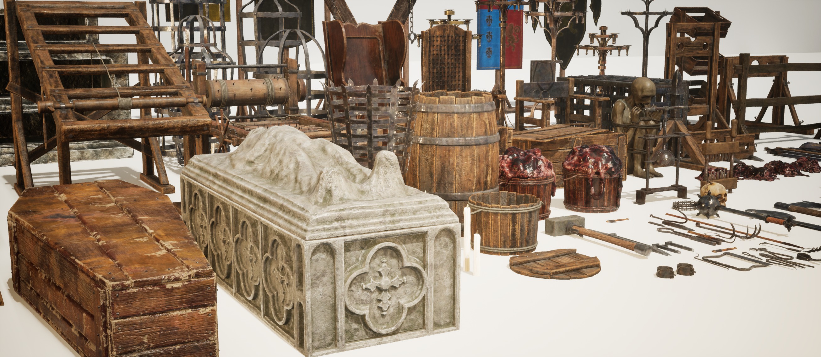 Torture Dungeon Environment 3D Model Collection_7