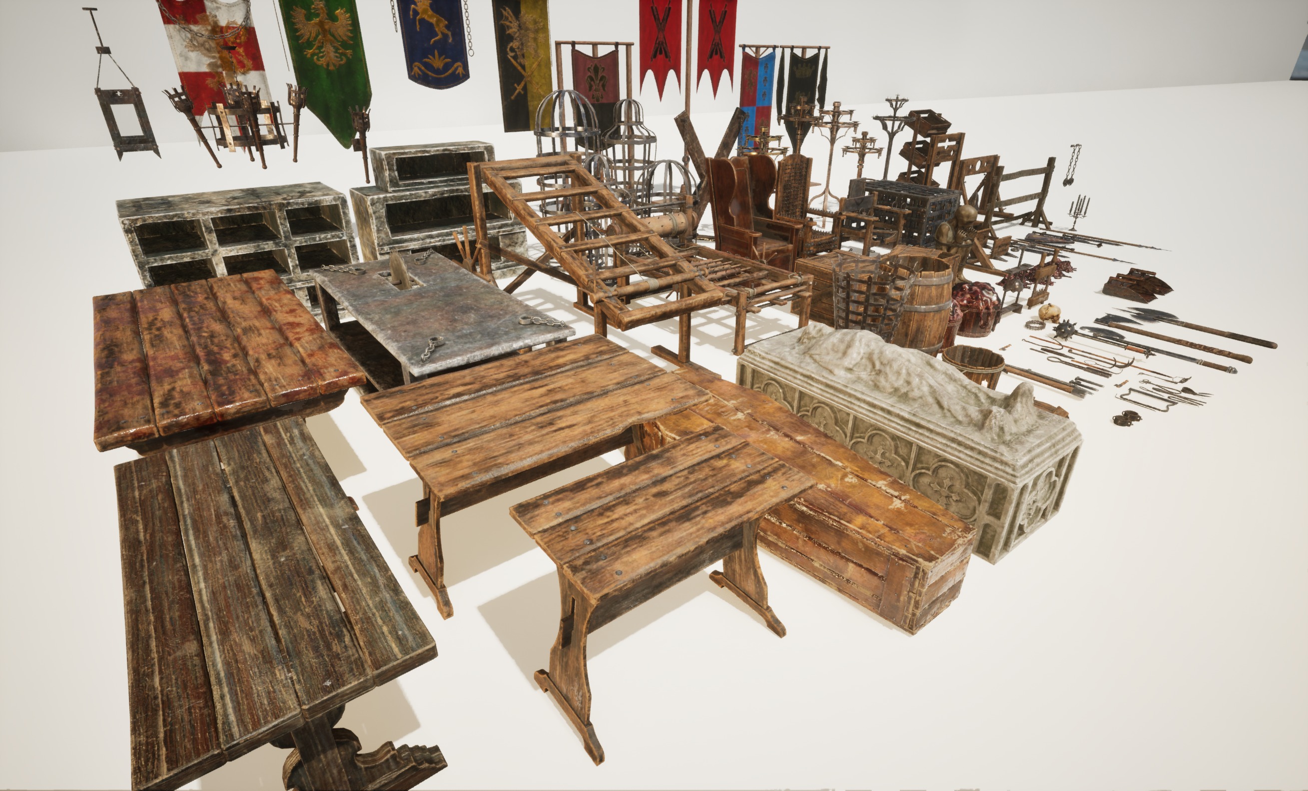 Torture Dungeon Environment 3D Model Collection_2