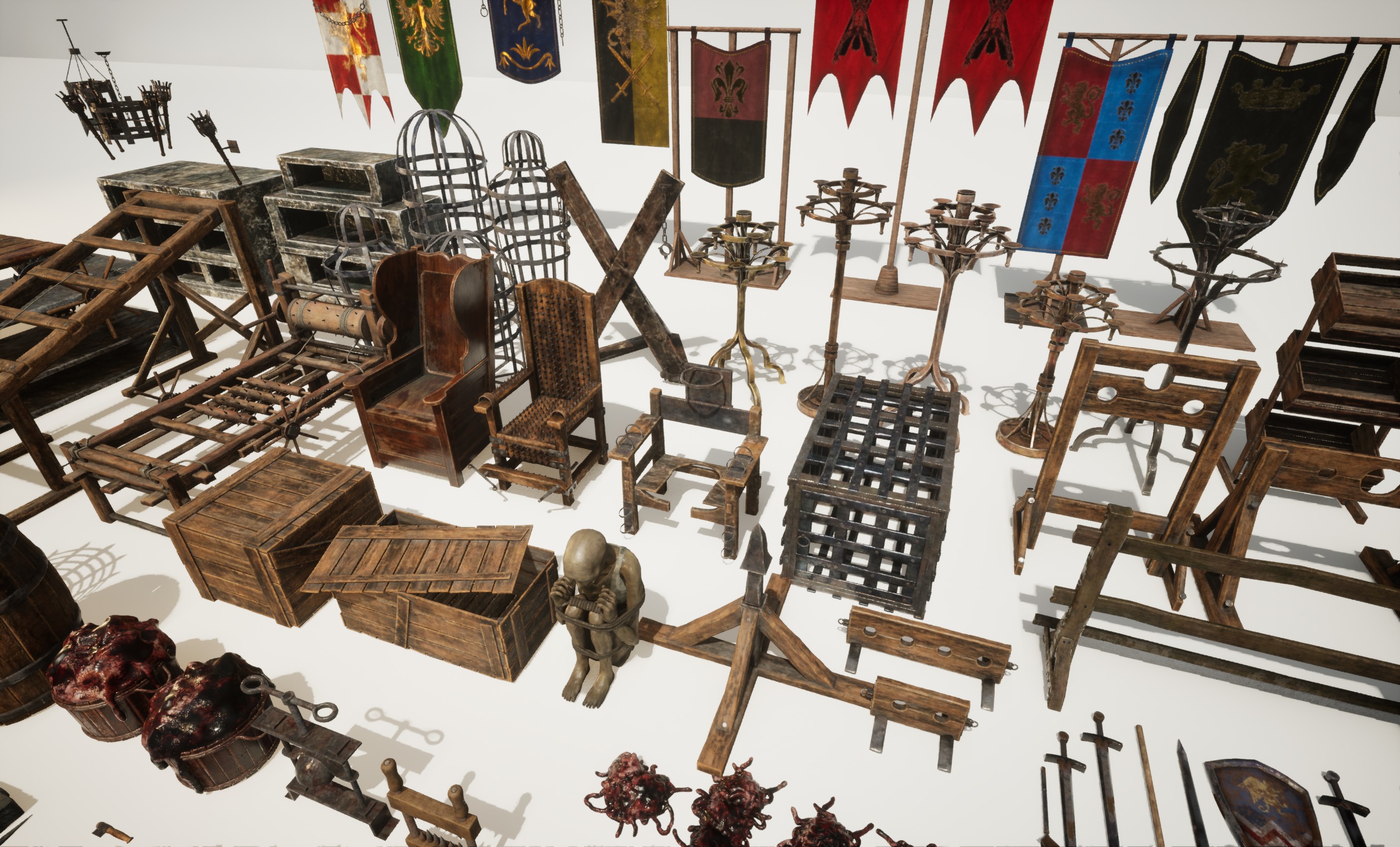 Torture Dungeon Environment 3D Model Collection_6