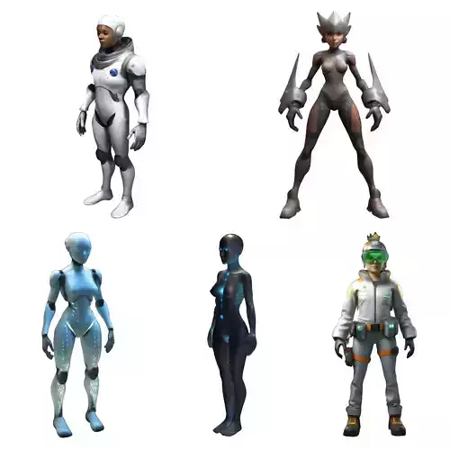 Futuristic Character Pack - Vol 1