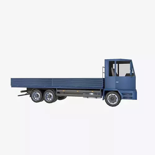 board truck Low-poly 3D model 7
