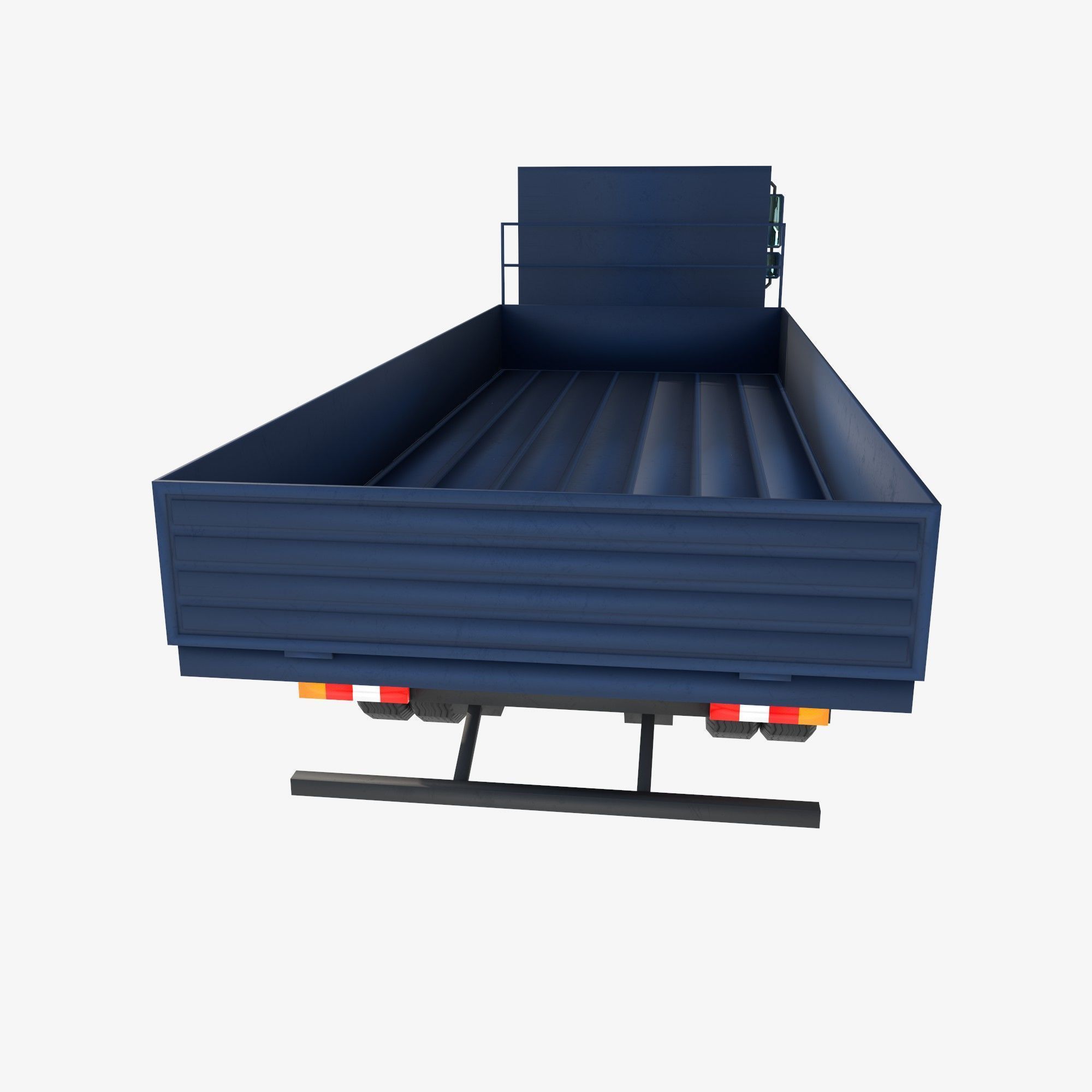 board truck Low-poly 3D model_5
