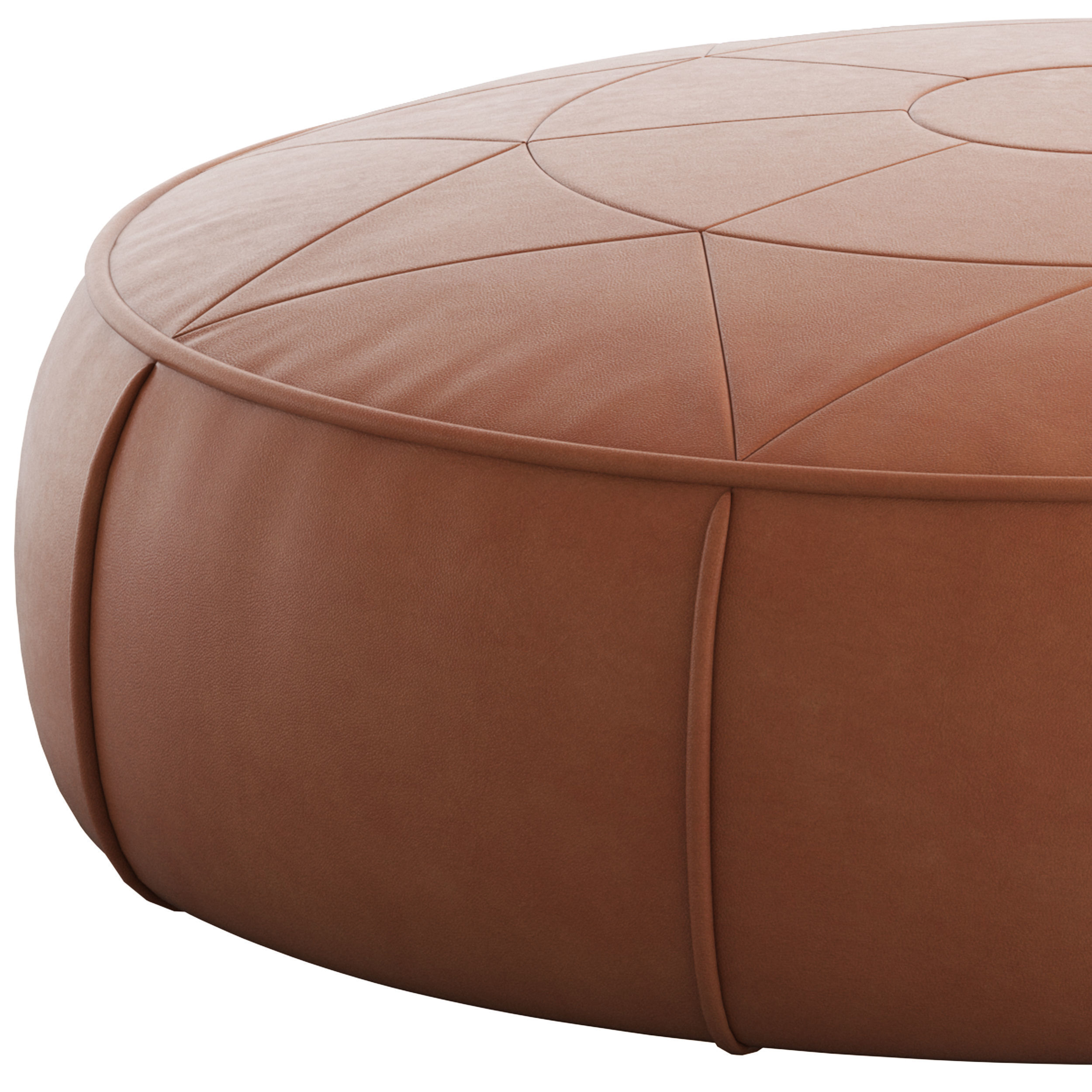 Globewest Bogart Compass Ottoman 3D model_2