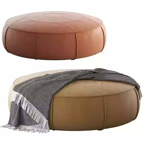 Globewest Bogart Compass Ottoman