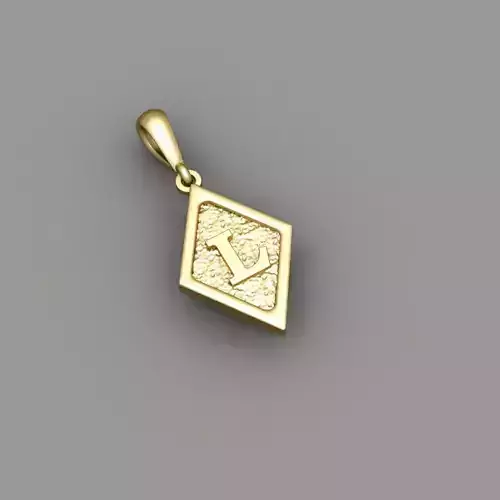 Latter pendent L