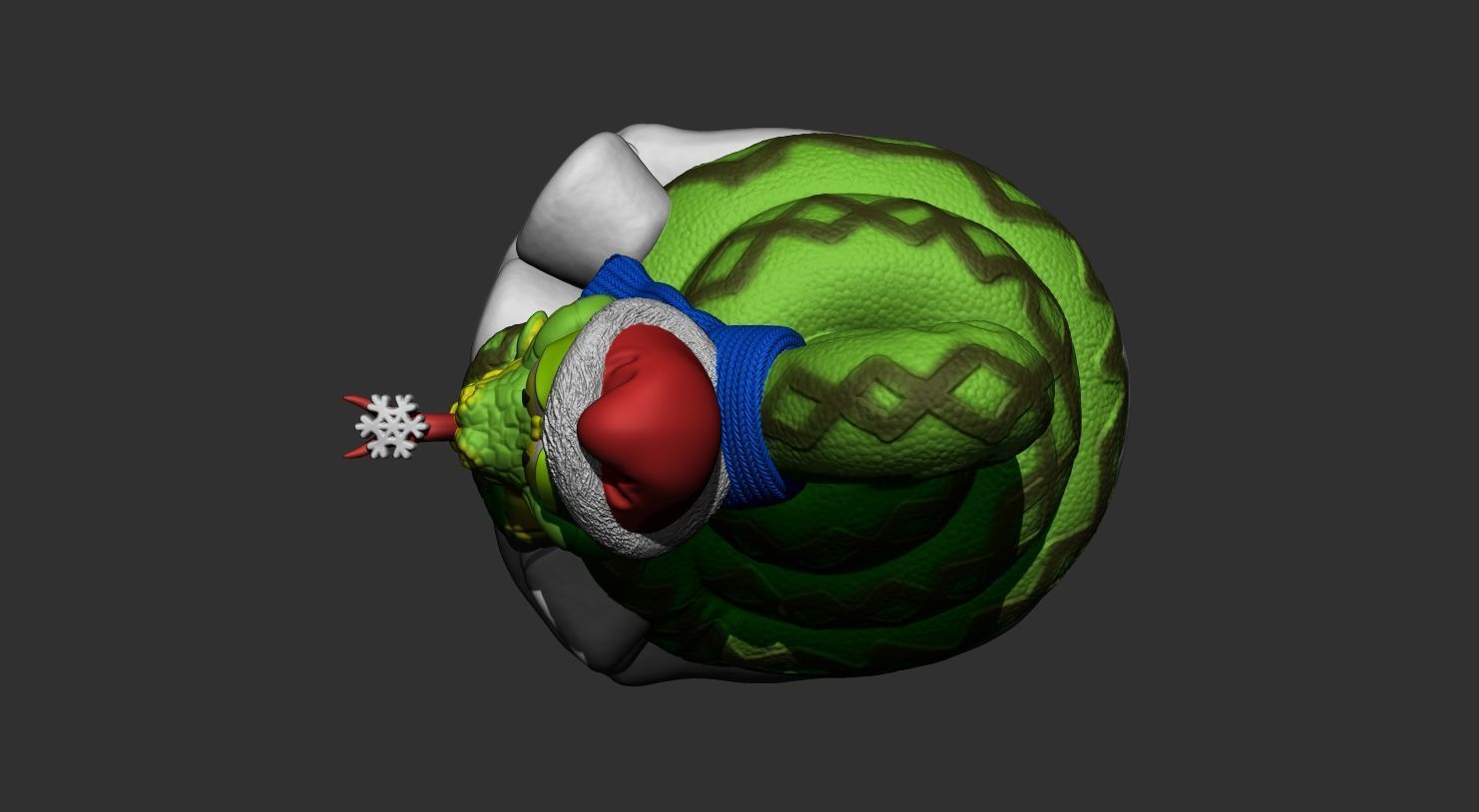 SNAKE NEW YEAR 2025 3D print model_10