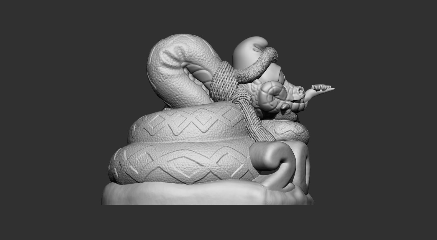 SNAKE NEW YEAR 2025 3D print model_16
