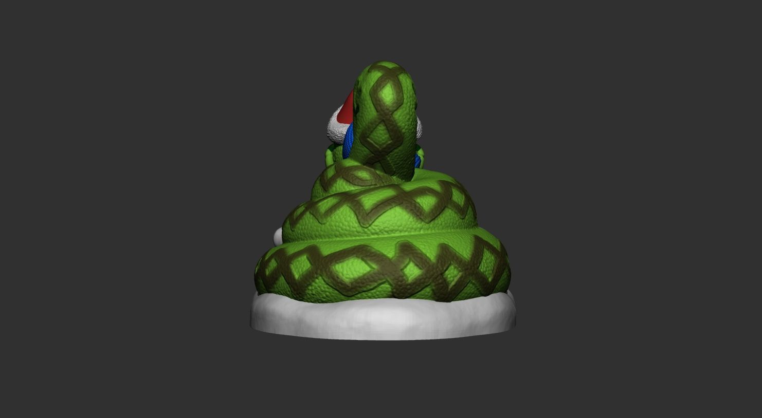 SNAKE NEW YEAR 2025 3D print model_6