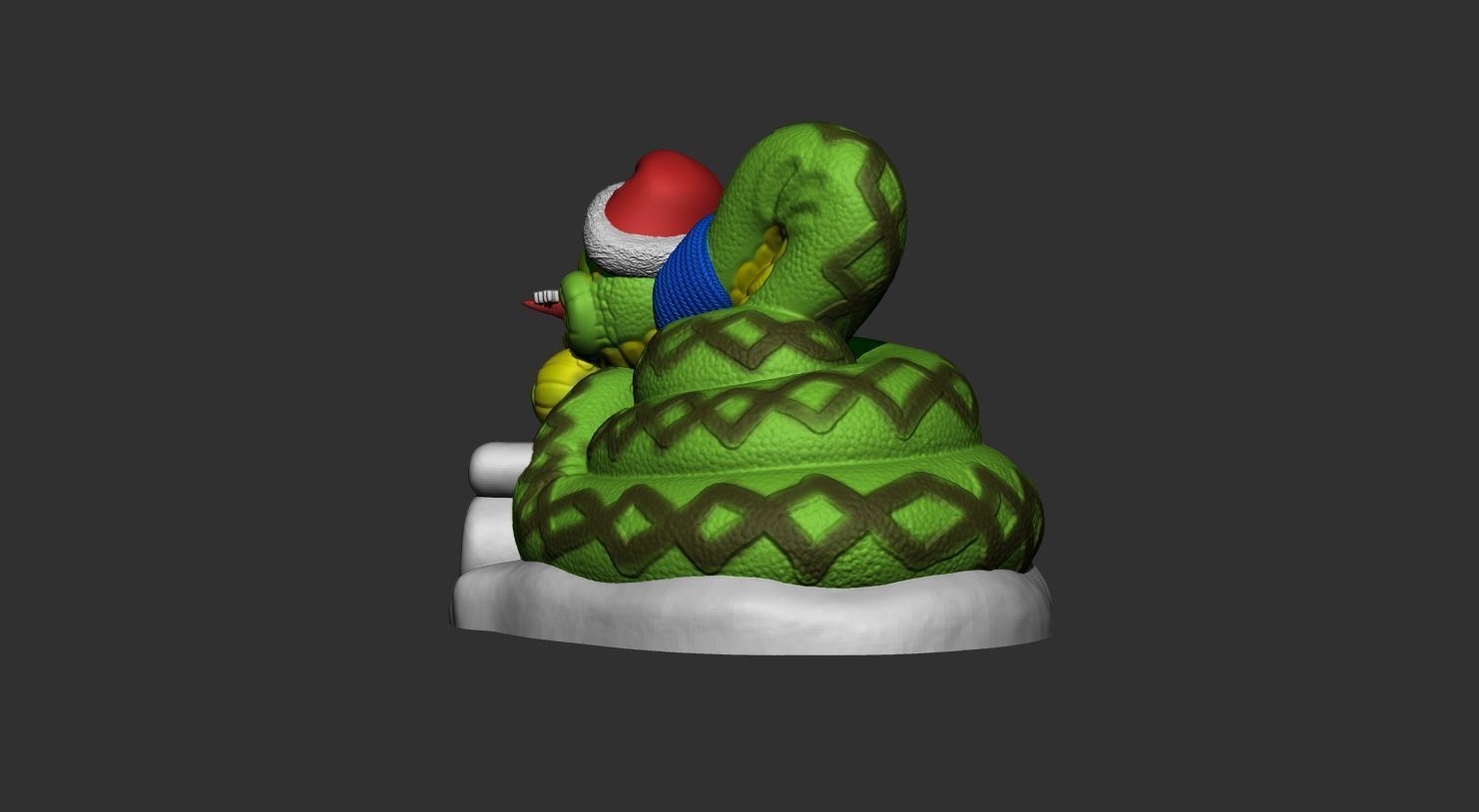 SNAKE NEW YEAR 2025 3D print model_5