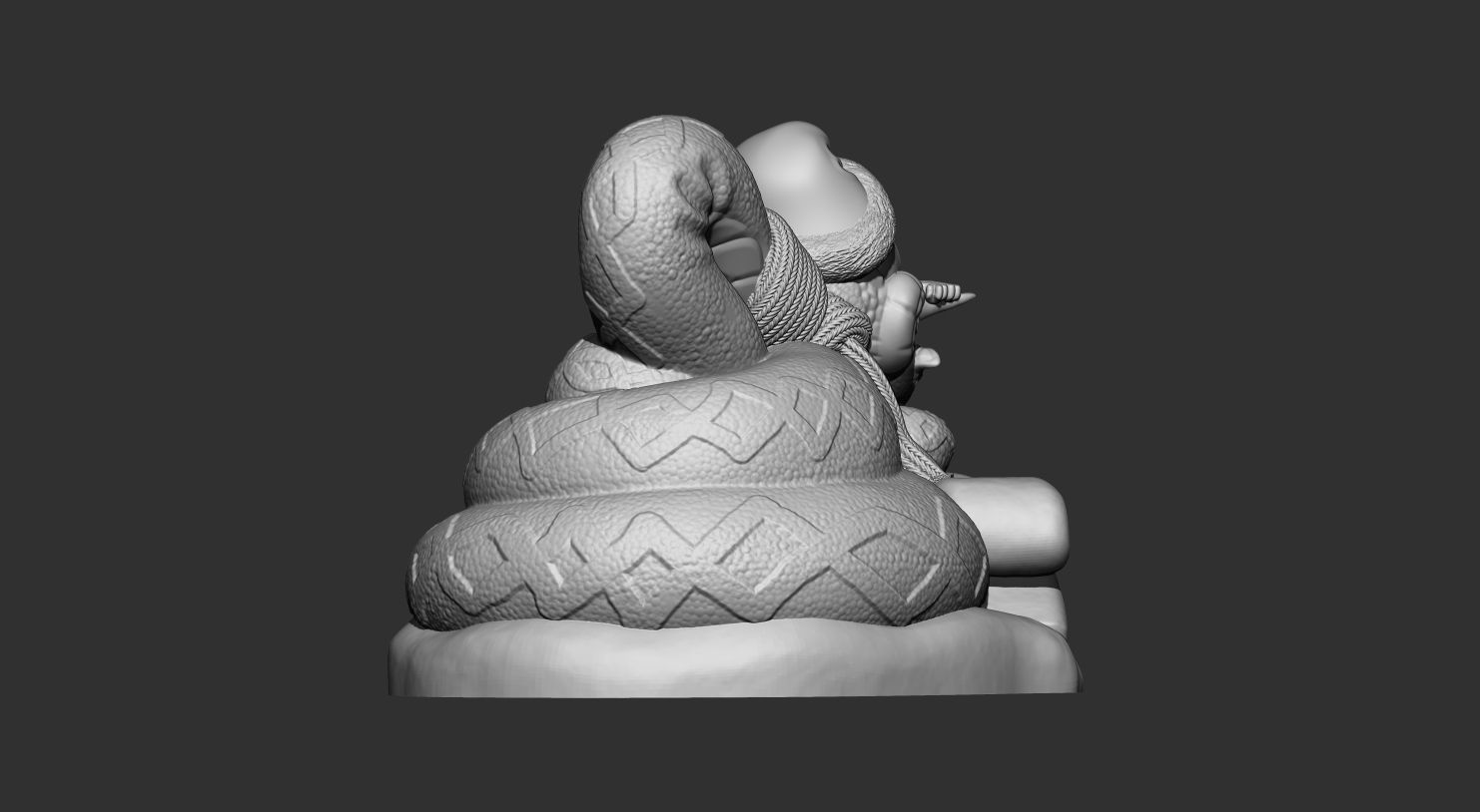 SNAKE NEW YEAR 2025 3D print model_15