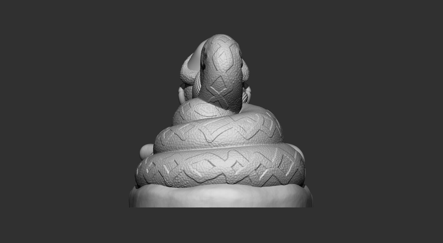 SNAKE NEW YEAR 2025 3D print model_14