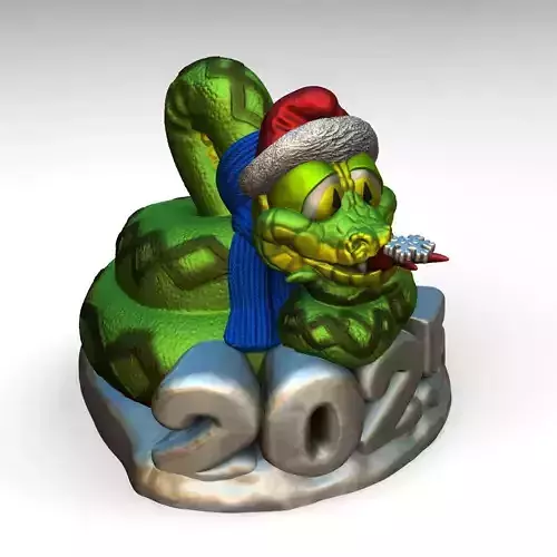 SNAKE NEW YEAR 2025 3D print model