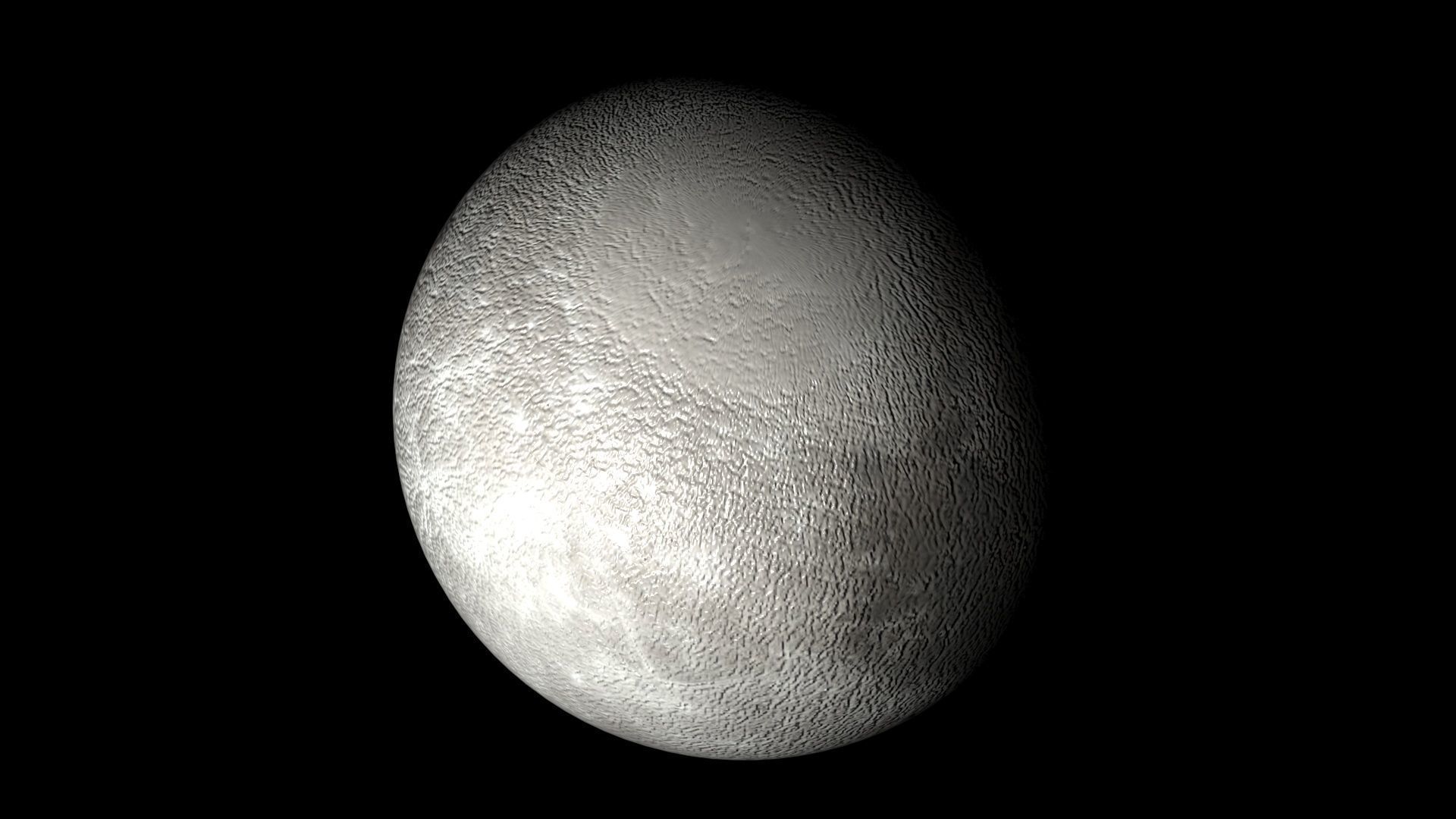 Moon In Waning Crescent Phase 3D model_9