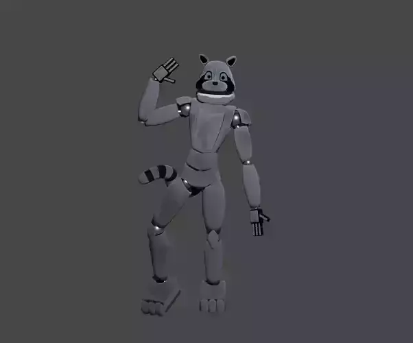 Ranty The Raccoon OFFICIAL 3D model Ranty The Raccoon OFFICIAL 3D model