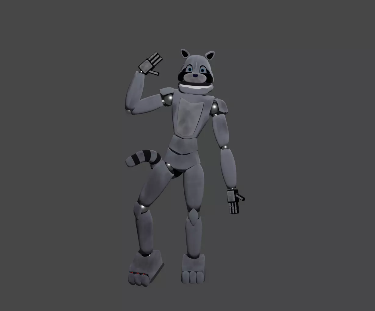 Ranty The Raccoon OFFICIAL 3D model_0