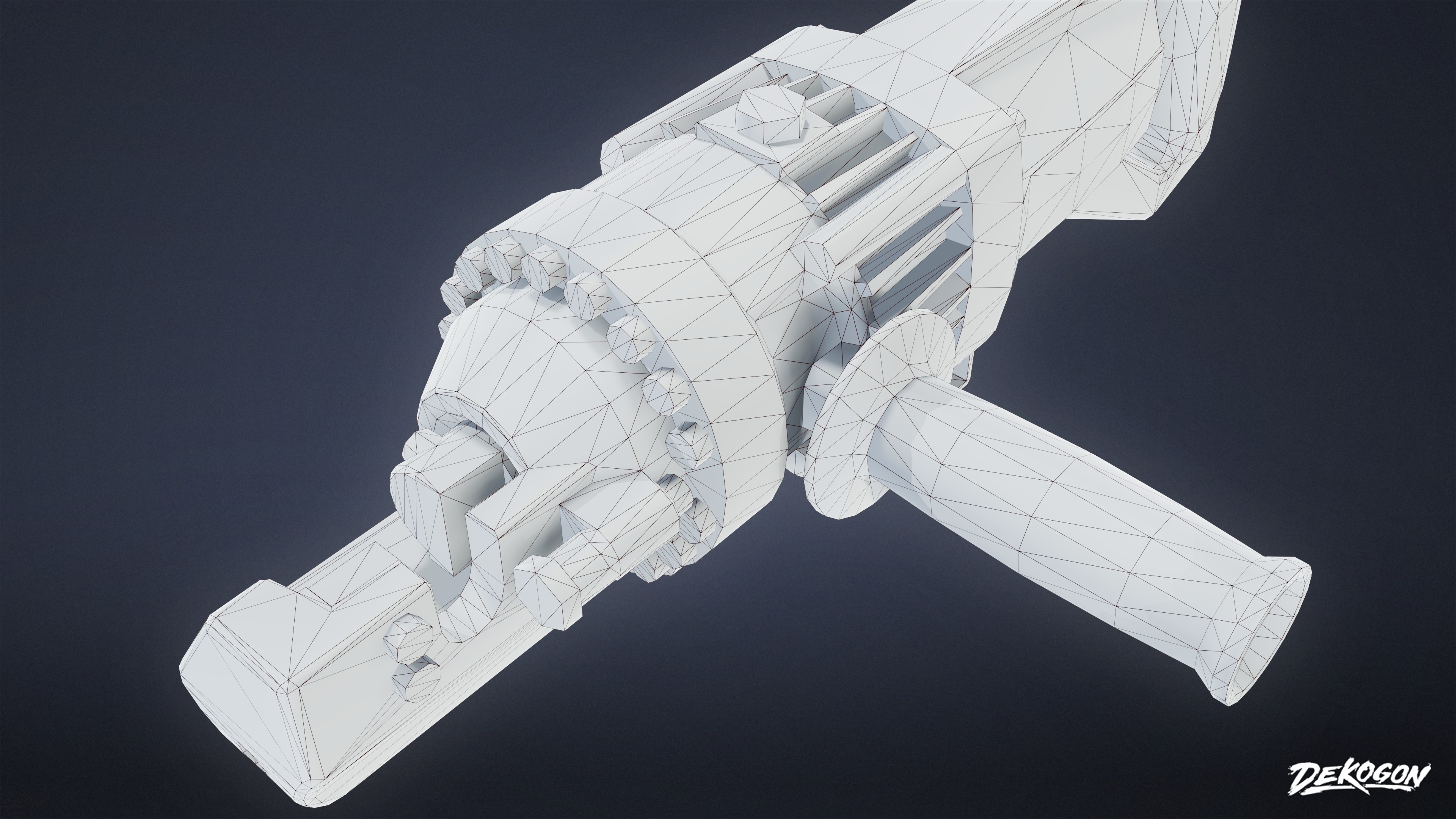 CONSTRUCTION - Rebar Cutter 01 - LOW POLY Low-poly 3D model_7