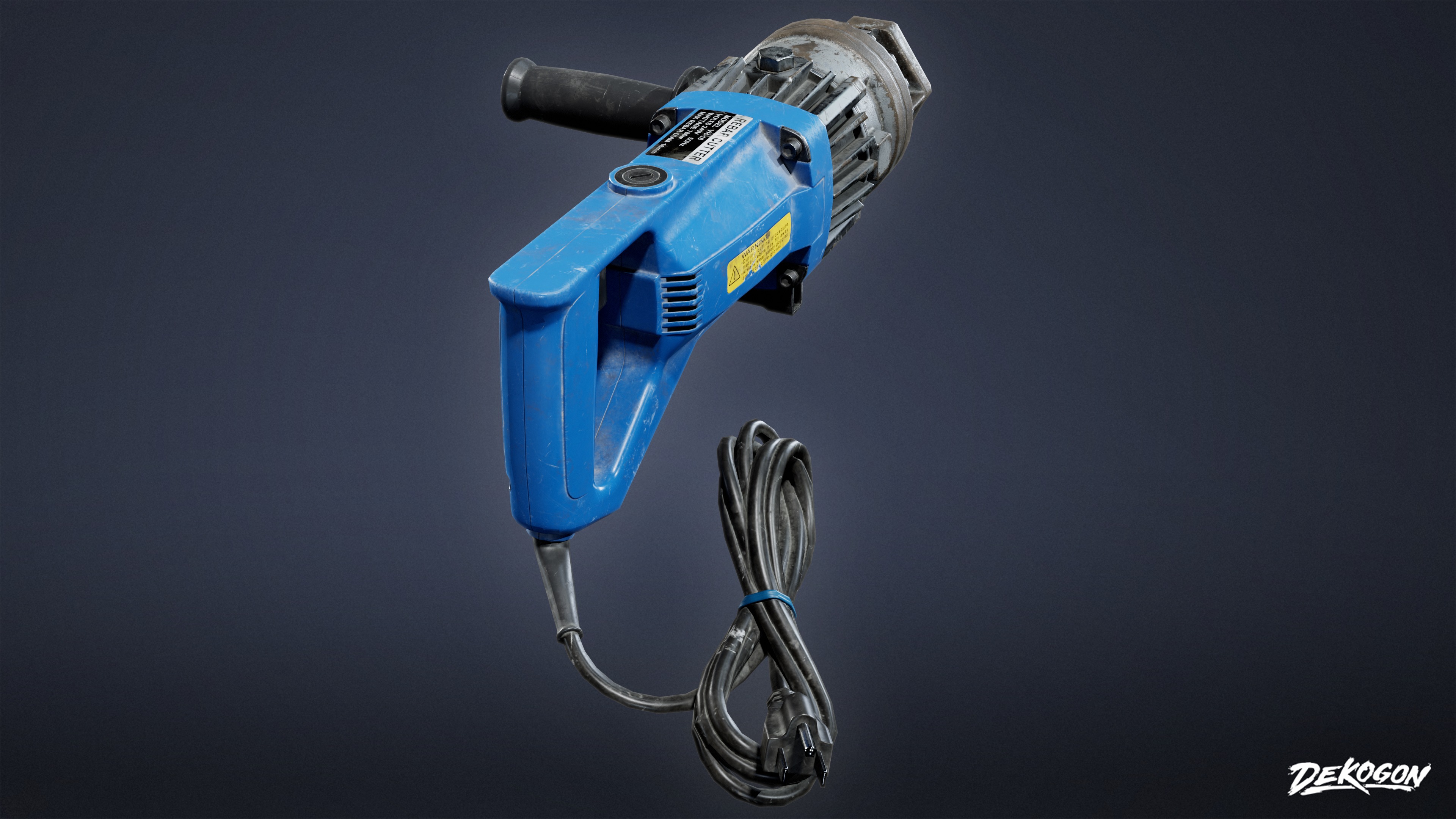 CONSTRUCTION - Rebar Cutter 01 - LOW POLY Low-poly 3D model_4