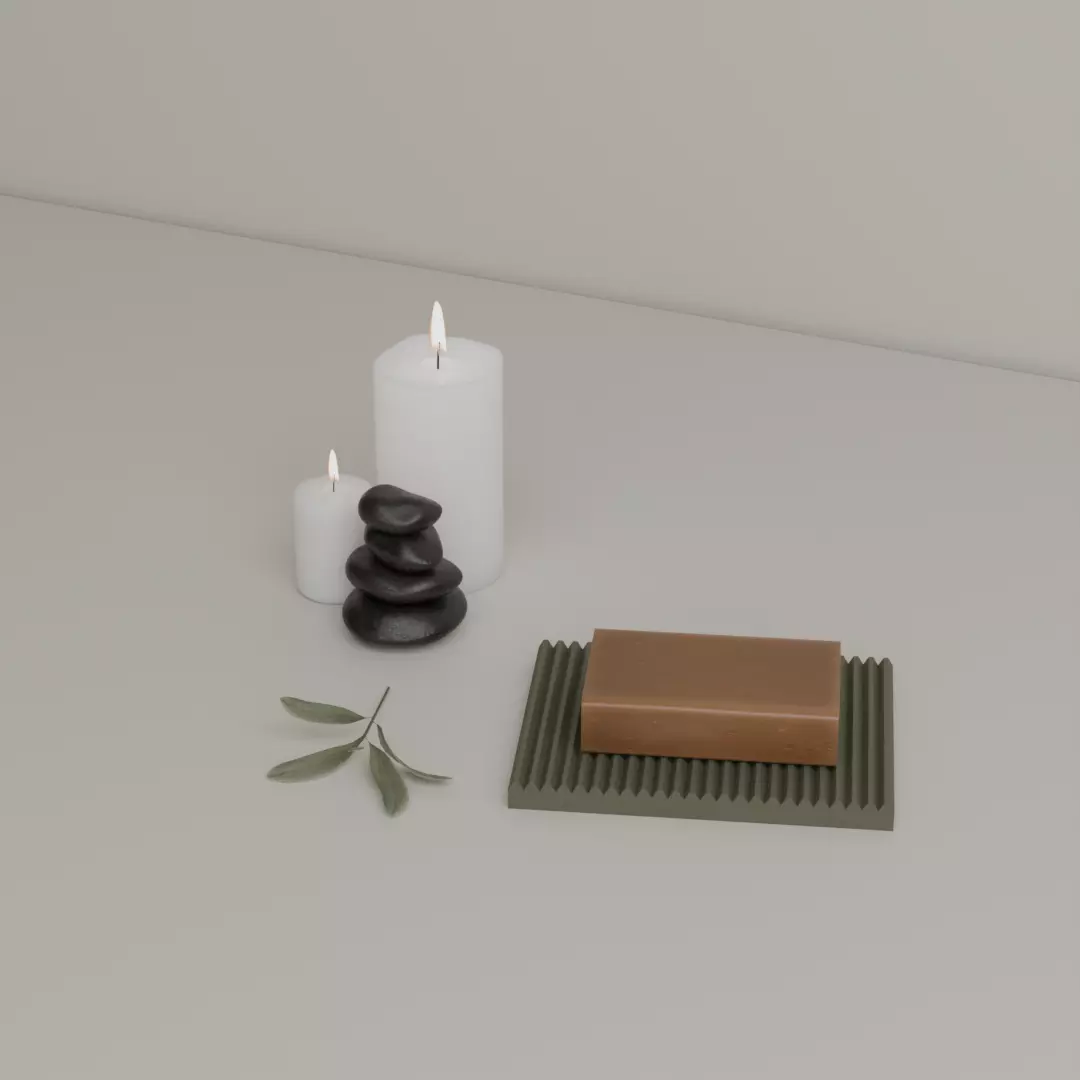 Aesthetic Soap Tray 3D print model