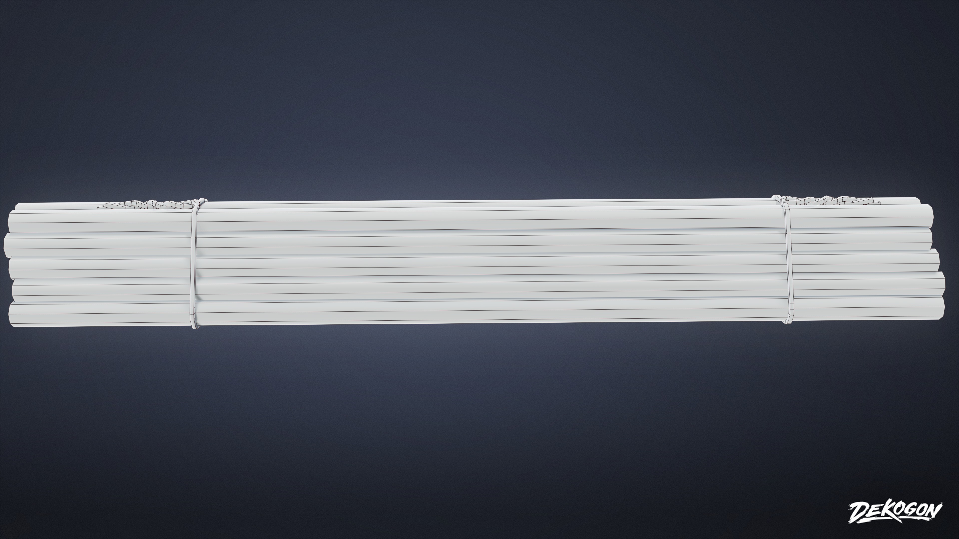 CONSTRUCTION - Rebar Stack 01 - LOW POLY Low-poly 3D model_8