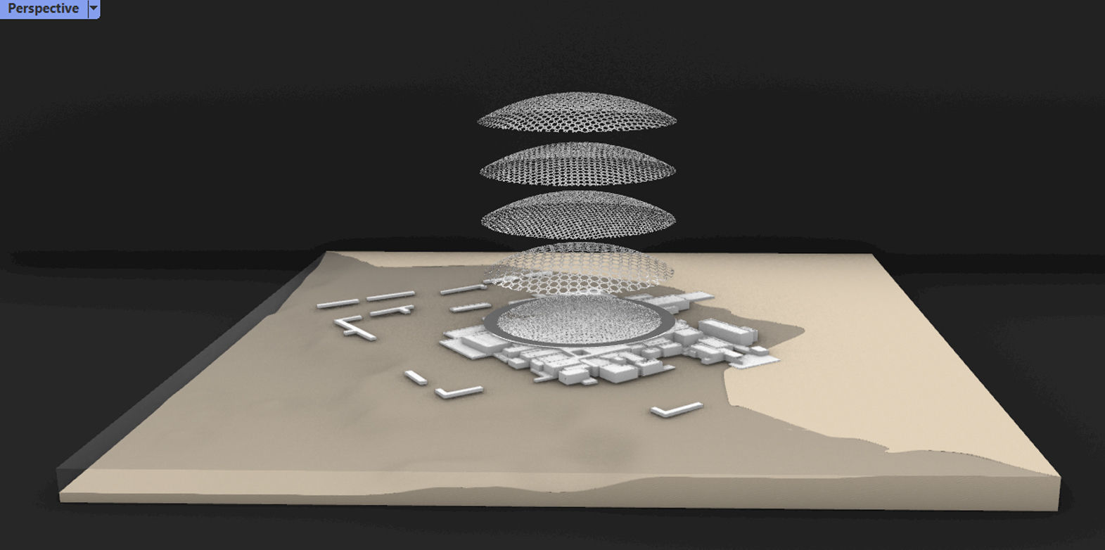 Louvre Abu Dhabi Museum 3D model_8
