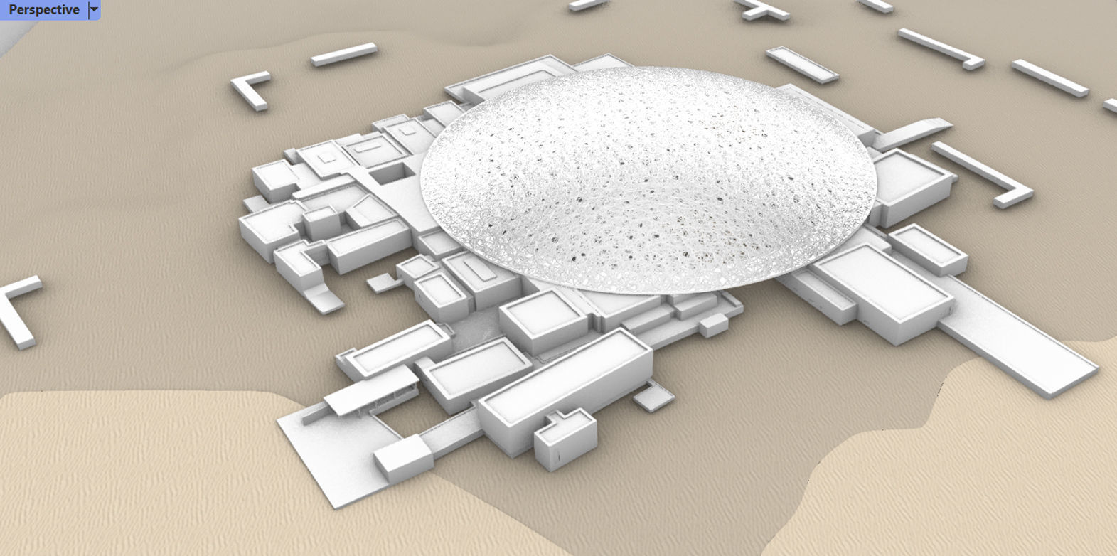 Louvre Abu Dhabi Museum 3D model_6