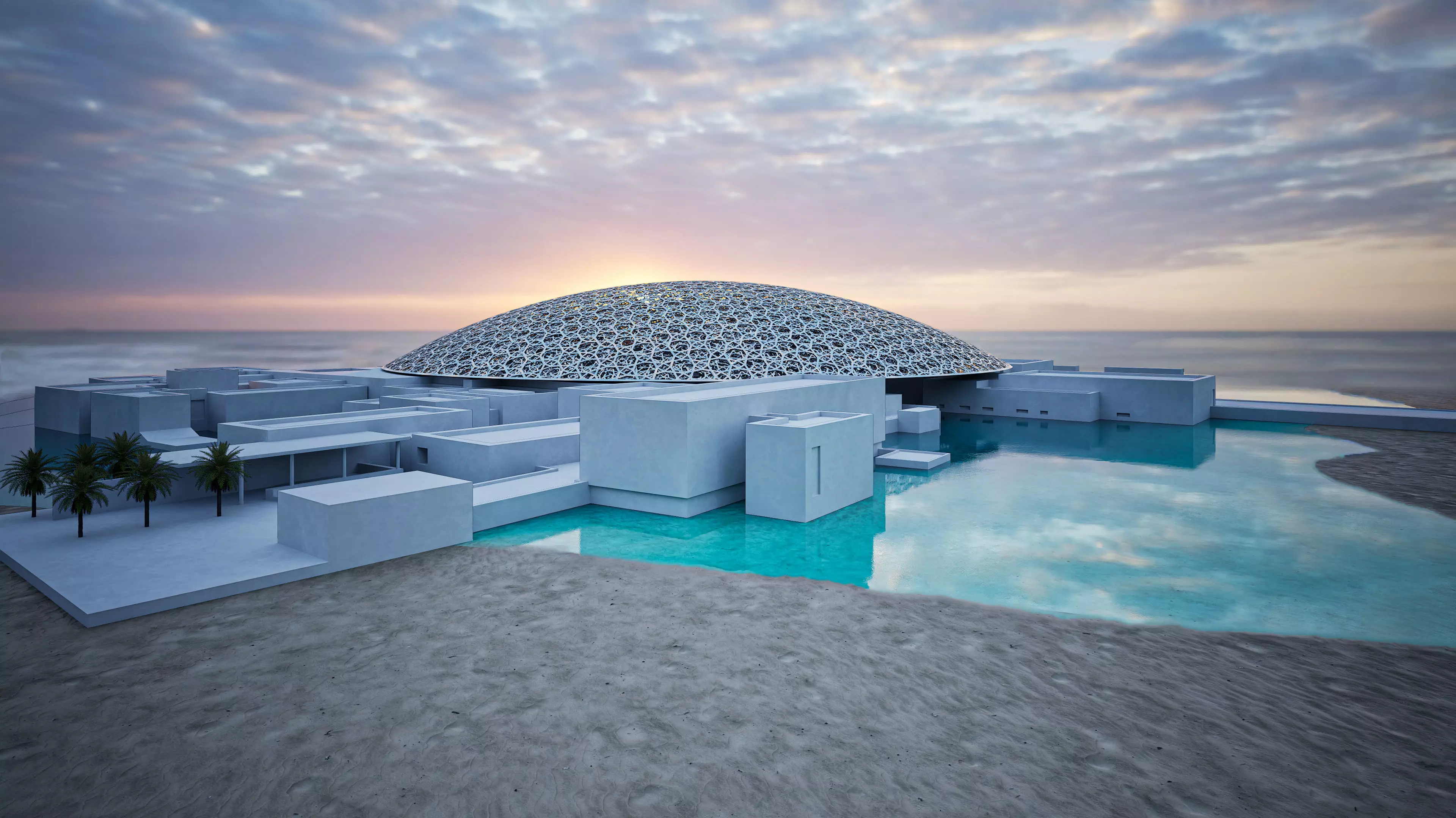 Louvre Abu Dhabi Museum 3D model_0