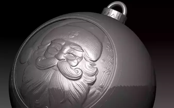 SANTA CLAUS THEMED CHRISTMAS TREE ORNAMENT 3D print model
